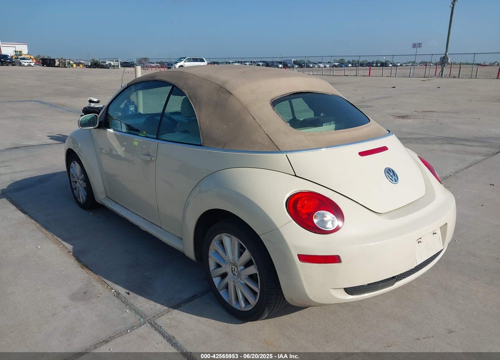 2008 VOLKSWAGEN NEW BEETLE SE VIN: 3VWRF31Y28M408257