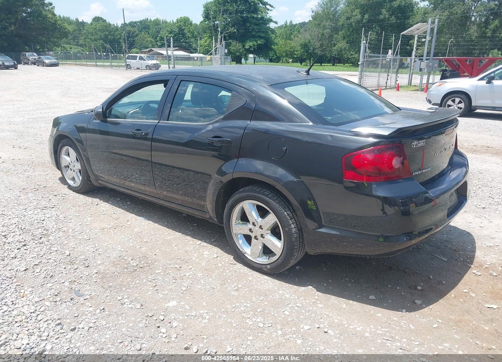 2011 DODGE AVENGER VIN: 1B3BD2FG2BN524481