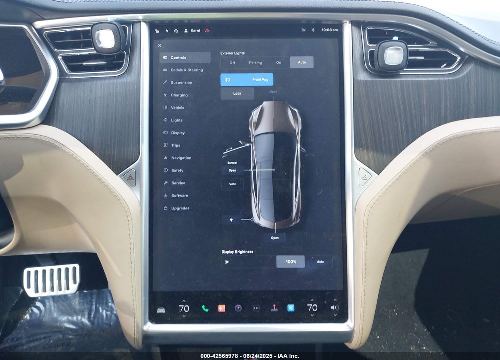 2013 TESLA MODEL S VIN: 5YJSA1DN6DFP03367