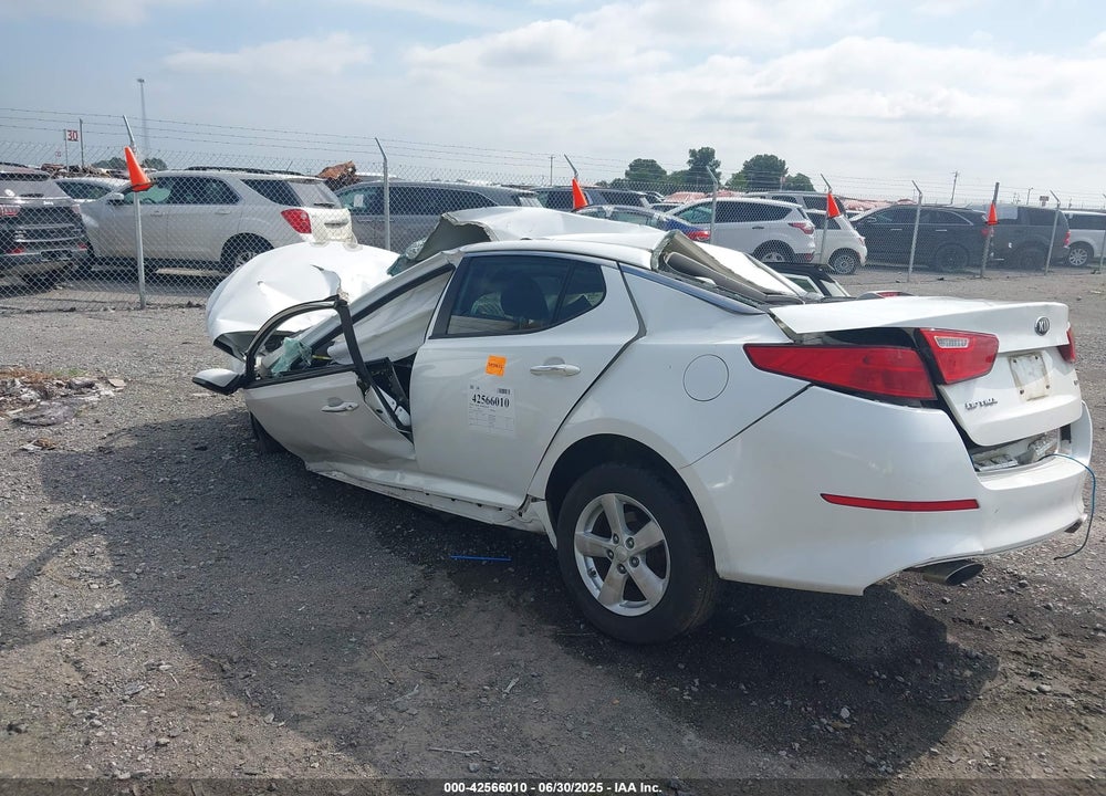 2015 KIA OPTIMA VIN: KNAGM4A75F5529894