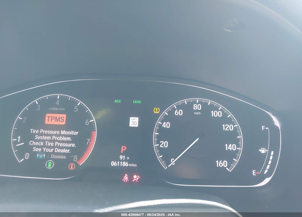 2019 HONDA ACCORD VIN: 1HGCV1F37KA130085