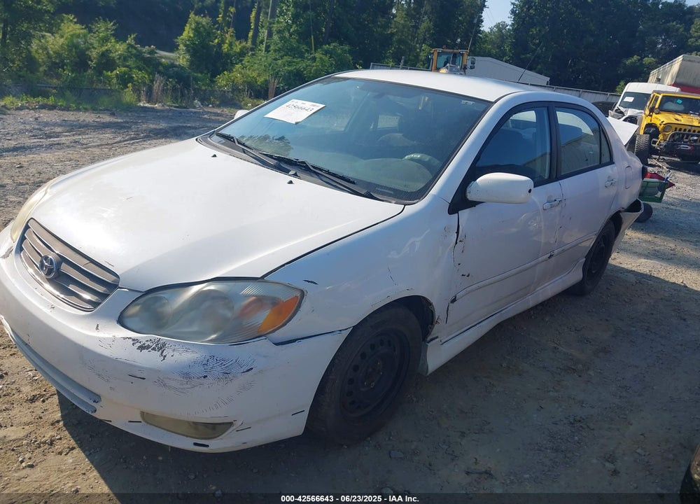 2004 TOYOTA COROLLA VIN: 2T1BR32E84C253166