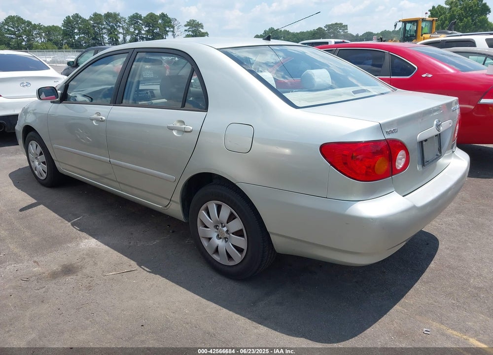 2003 TOYOTA COROLLA LE VIN: JTDBR32E530045500