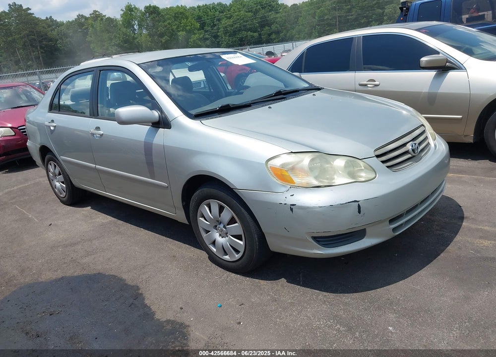2003 TOYOTA COROLLA LE VIN: JTDBR32E530045500