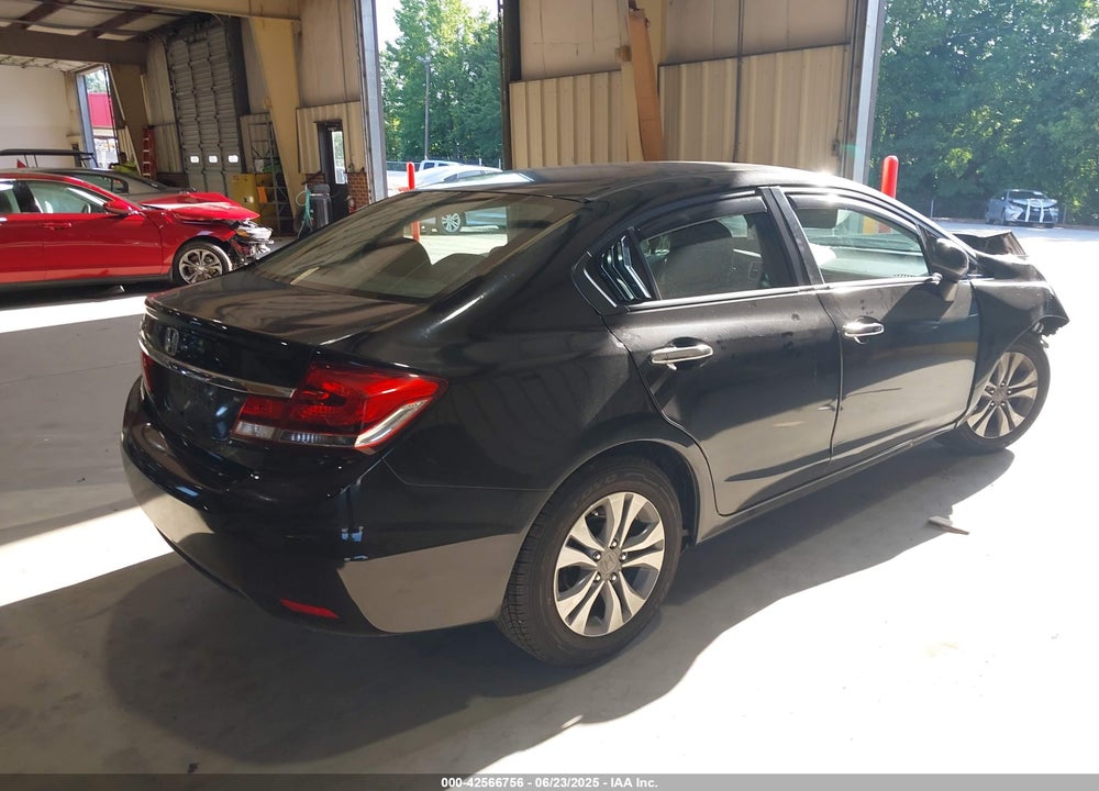 2013 HONDA CIVIC VIN: 2HGFB2F54DH516349