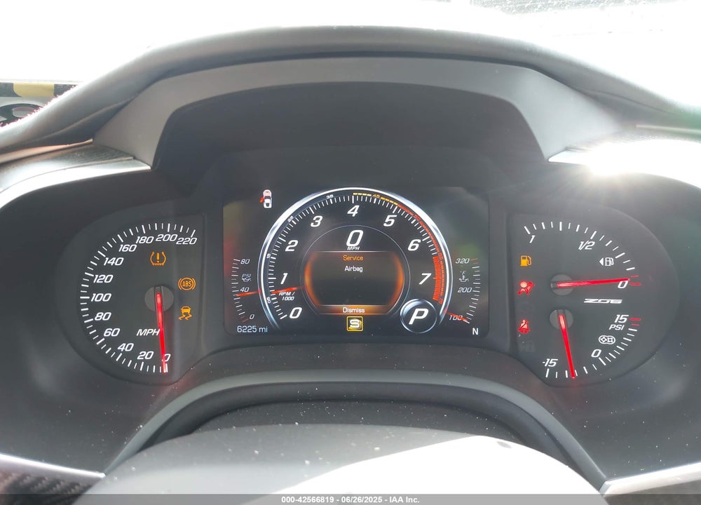 2016 CHEVROLET CORVETTE VIN: 1G1YU2D62G5610733