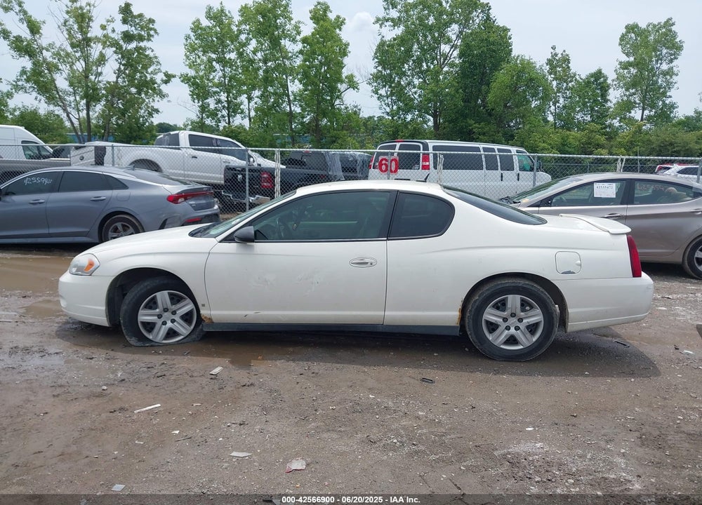 2006 CHEVROLET MONTE CARLO LT VIN: 2G1WM15K369389531