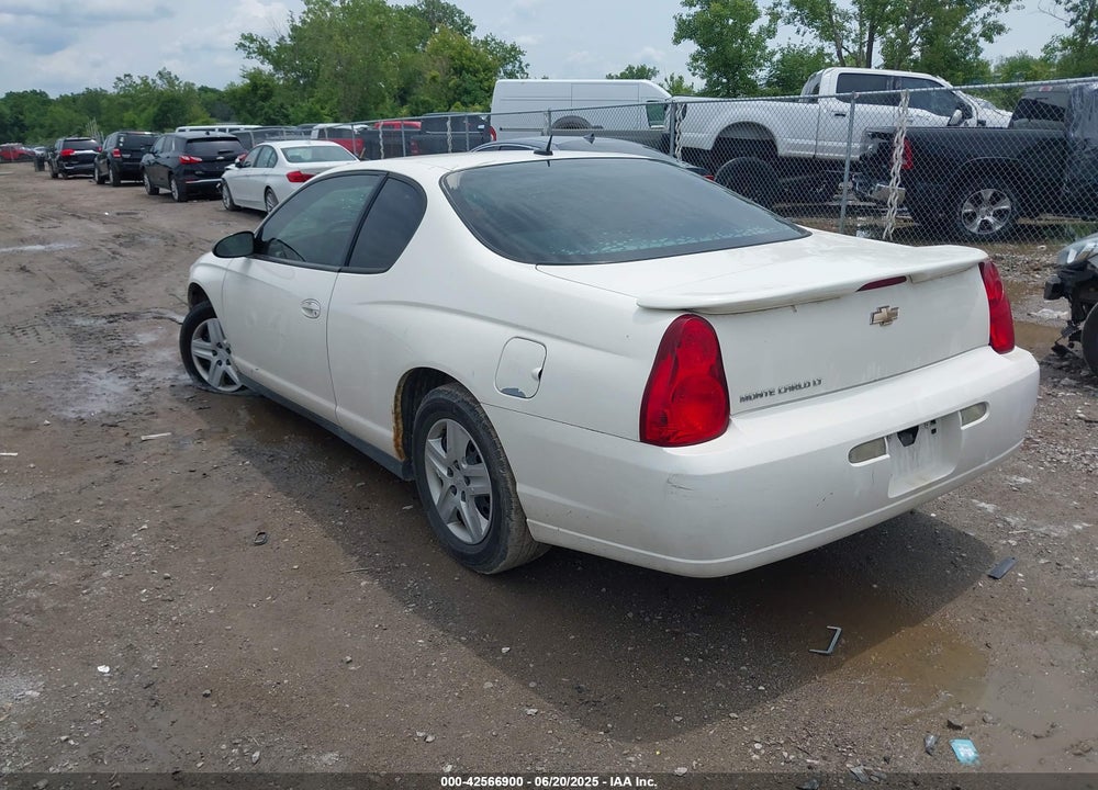 2006 CHEVROLET MONTE CARLO LT VIN: 2G1WM15K369389531