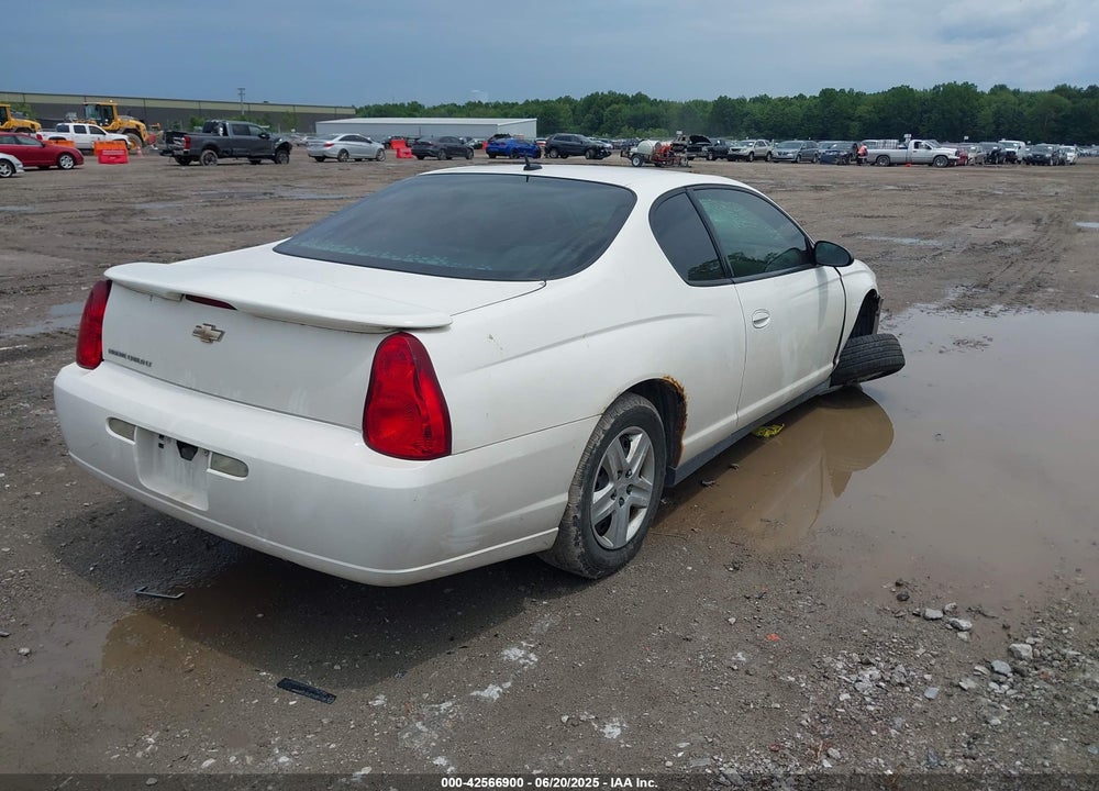2006 CHEVROLET MONTE CARLO LT VIN: 2G1WM15K369389531
