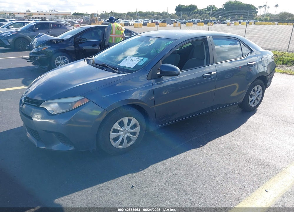 2014 TOYOTA COROLLA L VIN: 2T1BURHE1EC018716