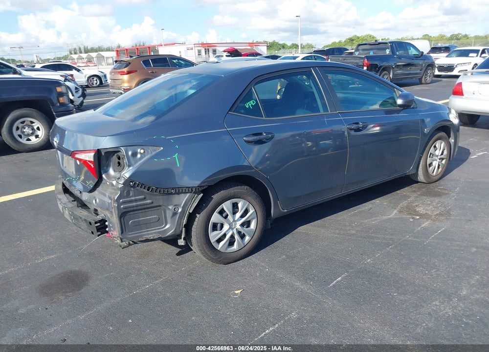 2014 TOYOTA COROLLA L VIN: 2T1BURHE1EC018716