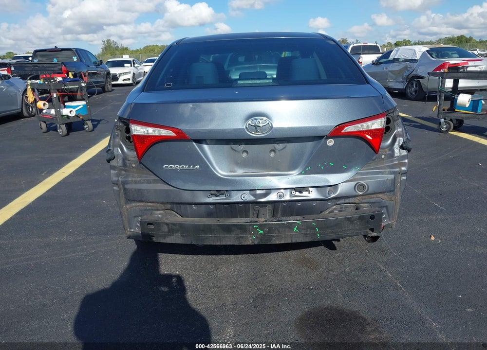 2014 TOYOTA COROLLA L VIN: 2T1BURHE1EC018716