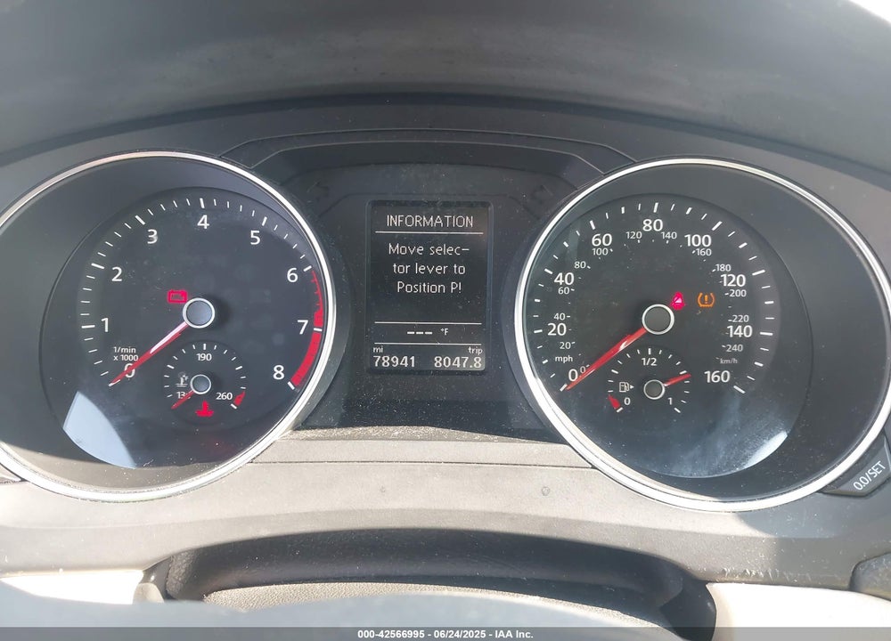 2017 VOLKSWAGEN JETTA VIN: 3VWDB7AJ7HM258579