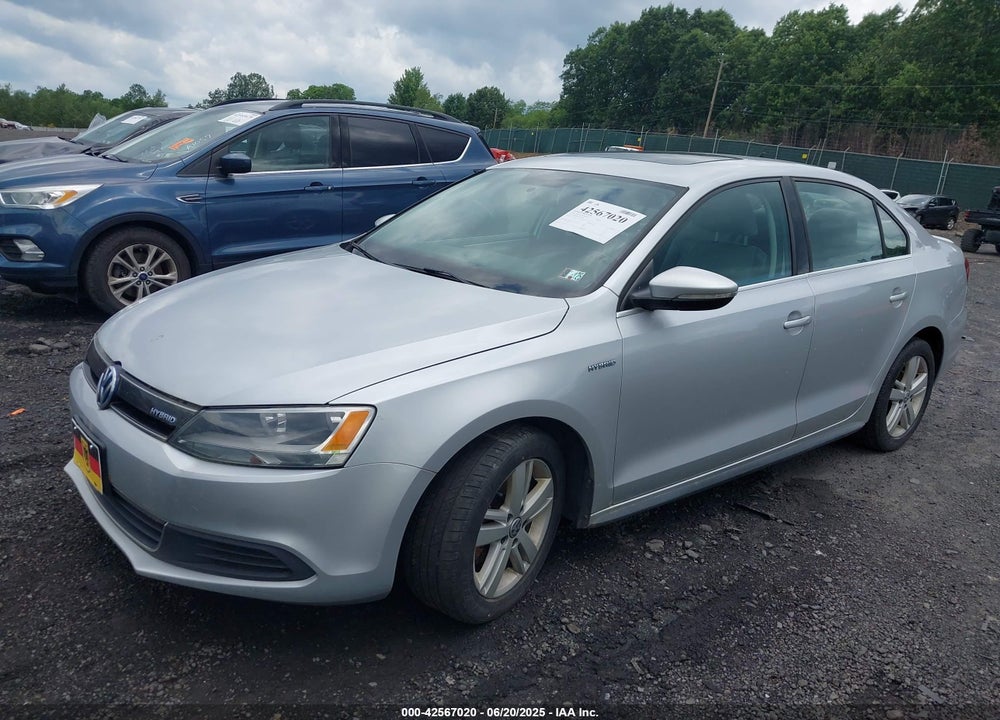 2014 VOLKSWAGEN JETTA HYBRID VIN: 3VW637AJ9EM284943