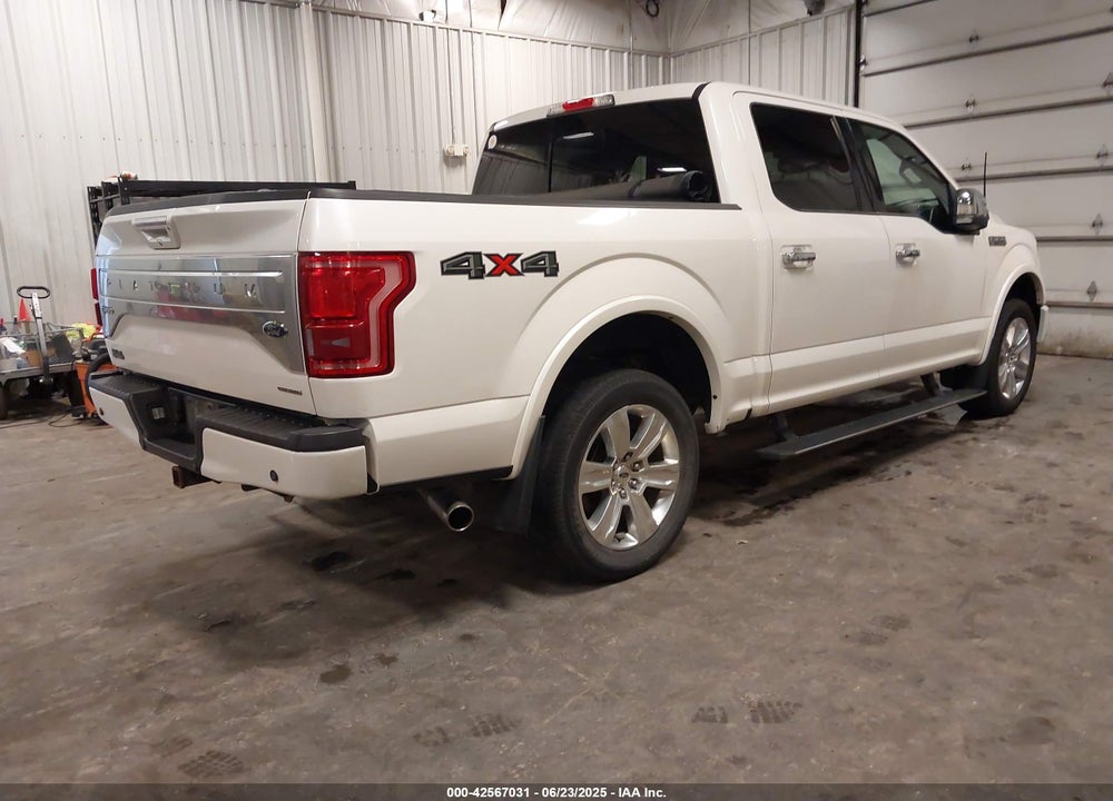 2015 FORD F-150 PLATINUM VIN: 1FTEW1EF7FFD09011
