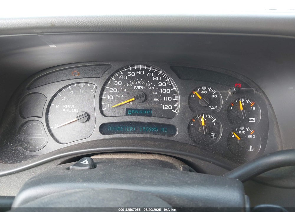 2003 GMC SIERRA 1500 SLE VIN: 2GTEK19TX31166361