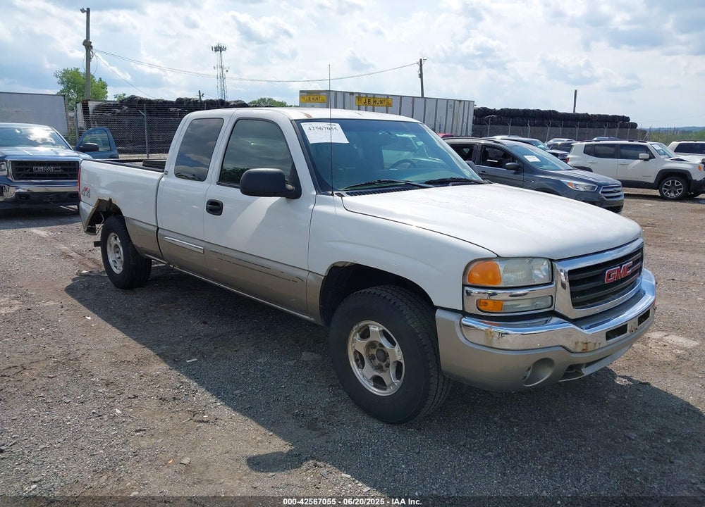 2003 GMC SIERRA 1500 SLE VIN: 2GTEK19TX31166361