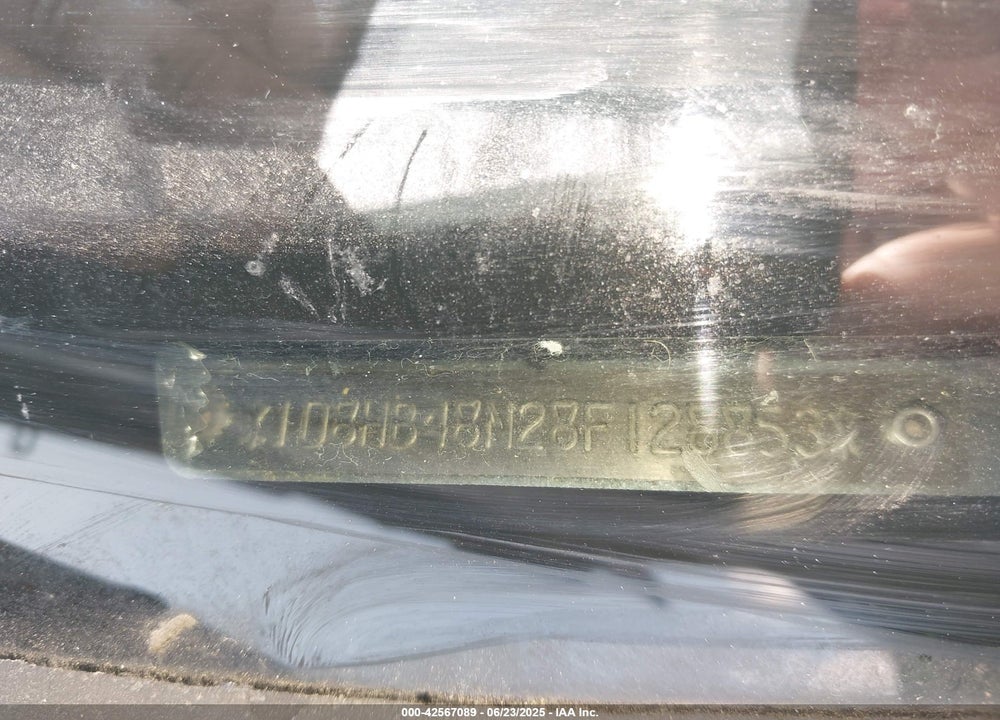 2008 DODGE DURANGO VIN: 1D8HB48N28F128853