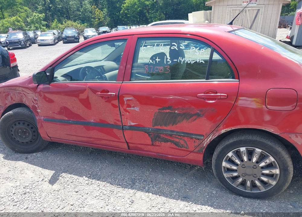2005 TOYOTA COROLLA CE VIN: 2T1BR32EX5C472180