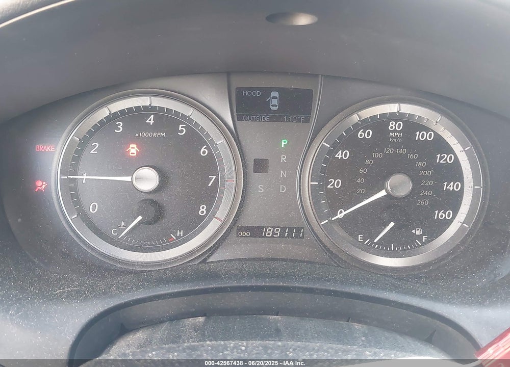 2008 LEXUS ES 350 VIN: JTHBJ46G682238869