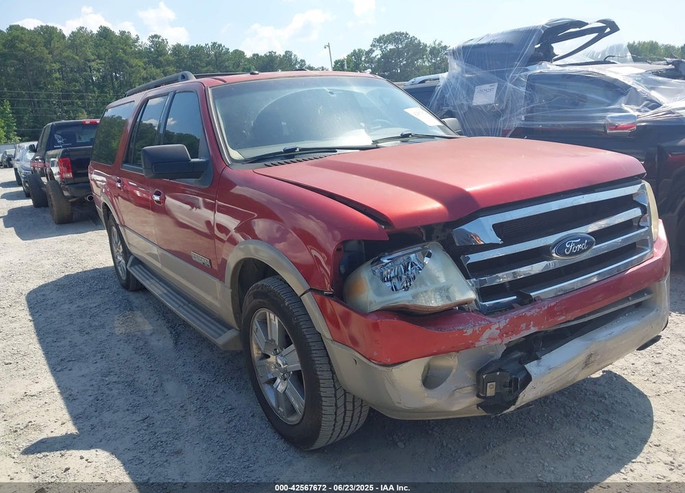 2007 FORD EXPEDITION EL EDDIE BAUER VIN: 1FMFK17587LA41220