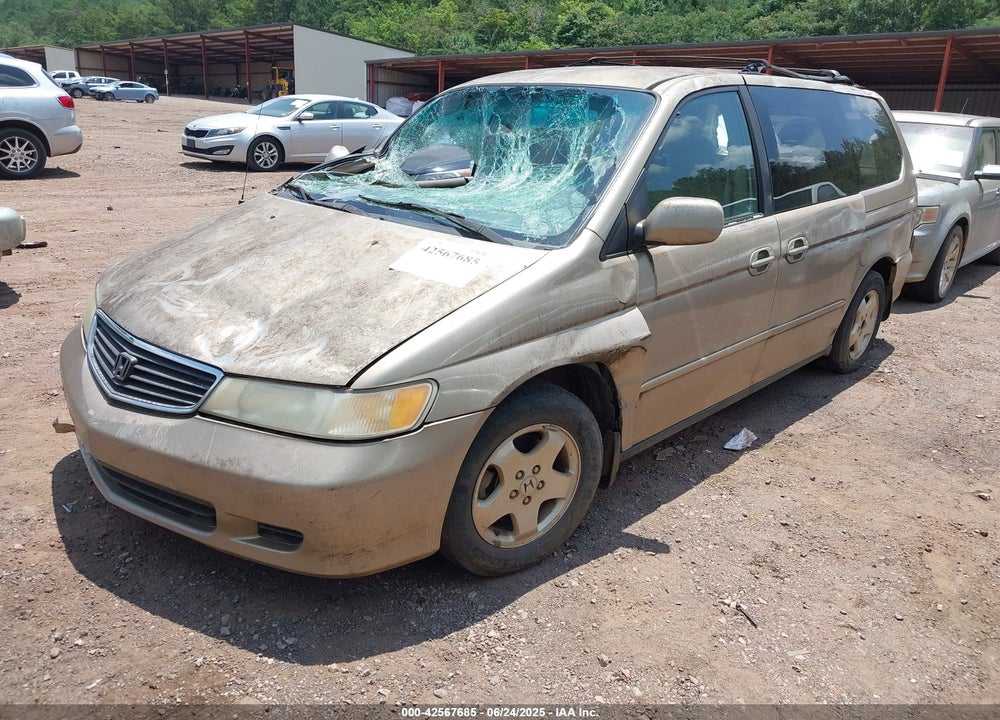 2001 HONDA ODYSSEY EX VIN: 2HKRL18631H524583