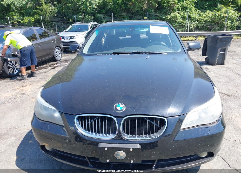 2005 BMW 525I VIN: WBANA53555B863697