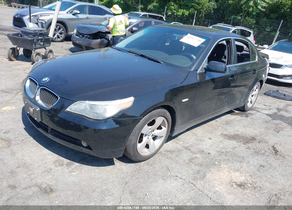 2005 BMW 525I VIN: WBANA53555B863697