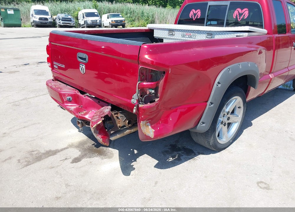 2007 DODGE DAKOTA SLT VIN: 1D7HE42K37S107655