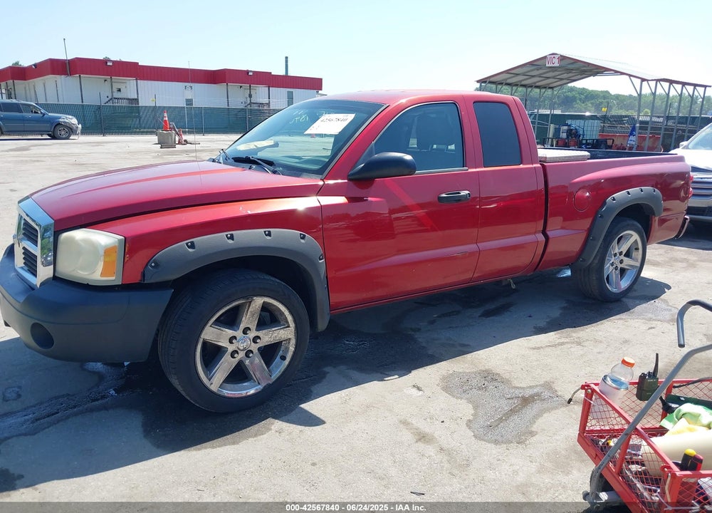 2007 DODGE DAKOTA SLT VIN: 1D7HE42K37S107655