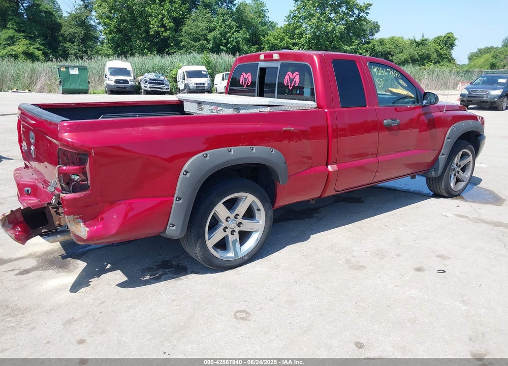 2007 DODGE DAKOTA SLT VIN: 1D7HE42K37S107655