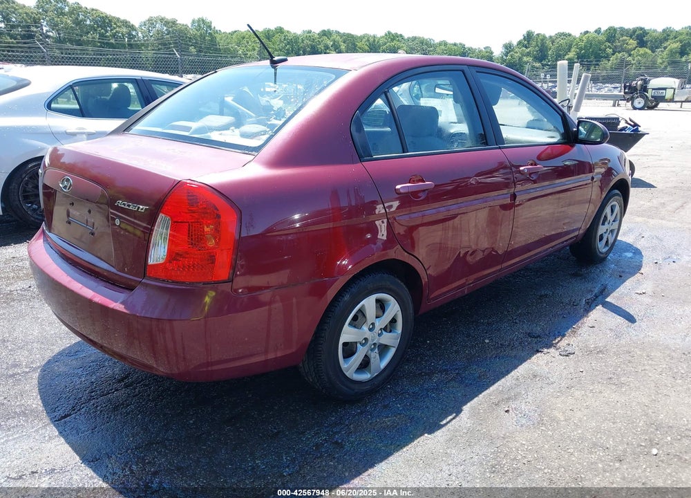 2008 HYUNDAI ACCENT VIN: KMHCN46C88U276059