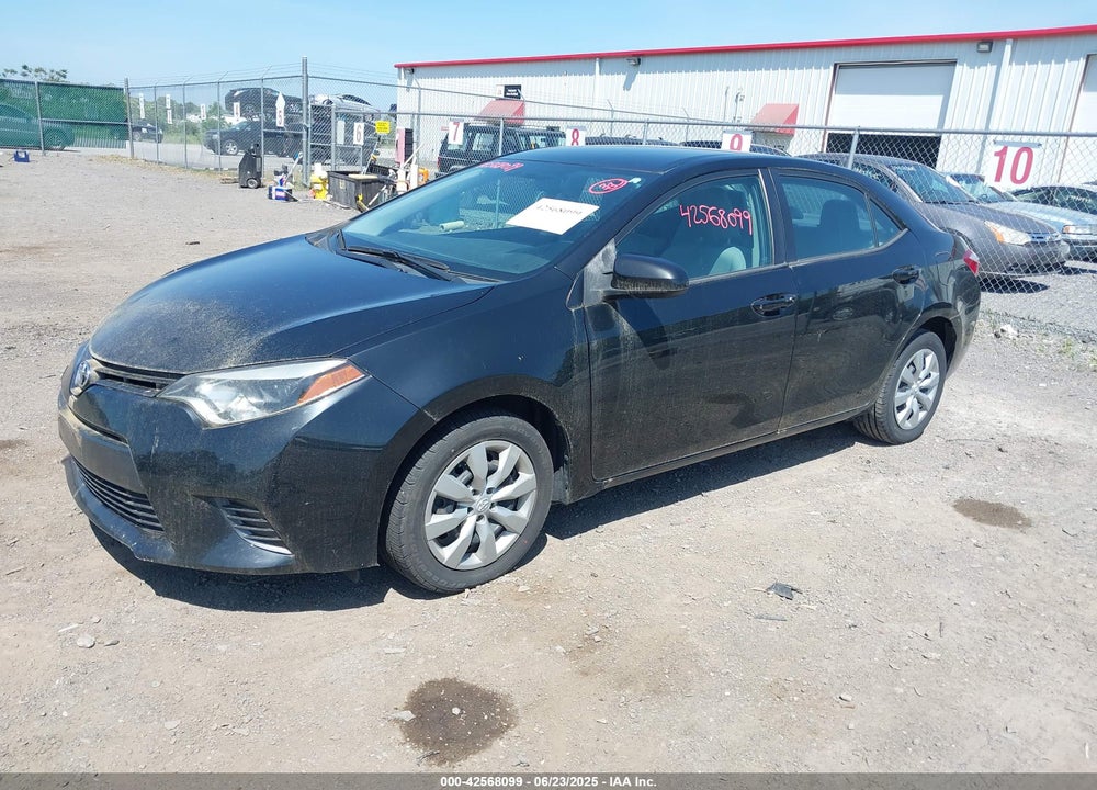 2015 TOYOTA COROLLA LE VIN: 2T1BURHE1FC245888