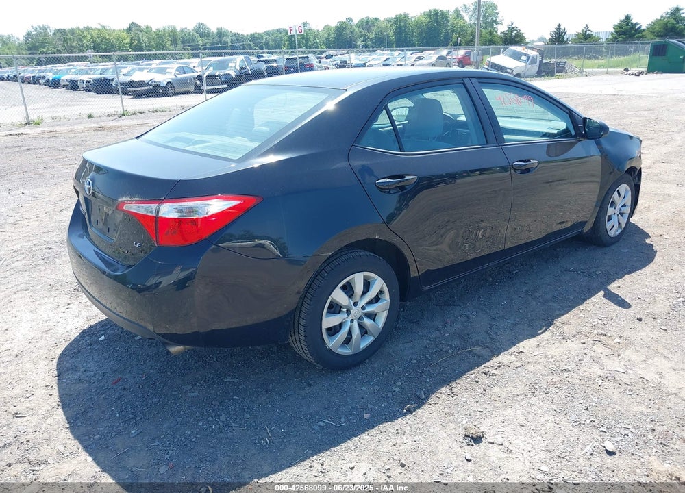 2015 TOYOTA COROLLA LE VIN: 2T1BURHE1FC245888
