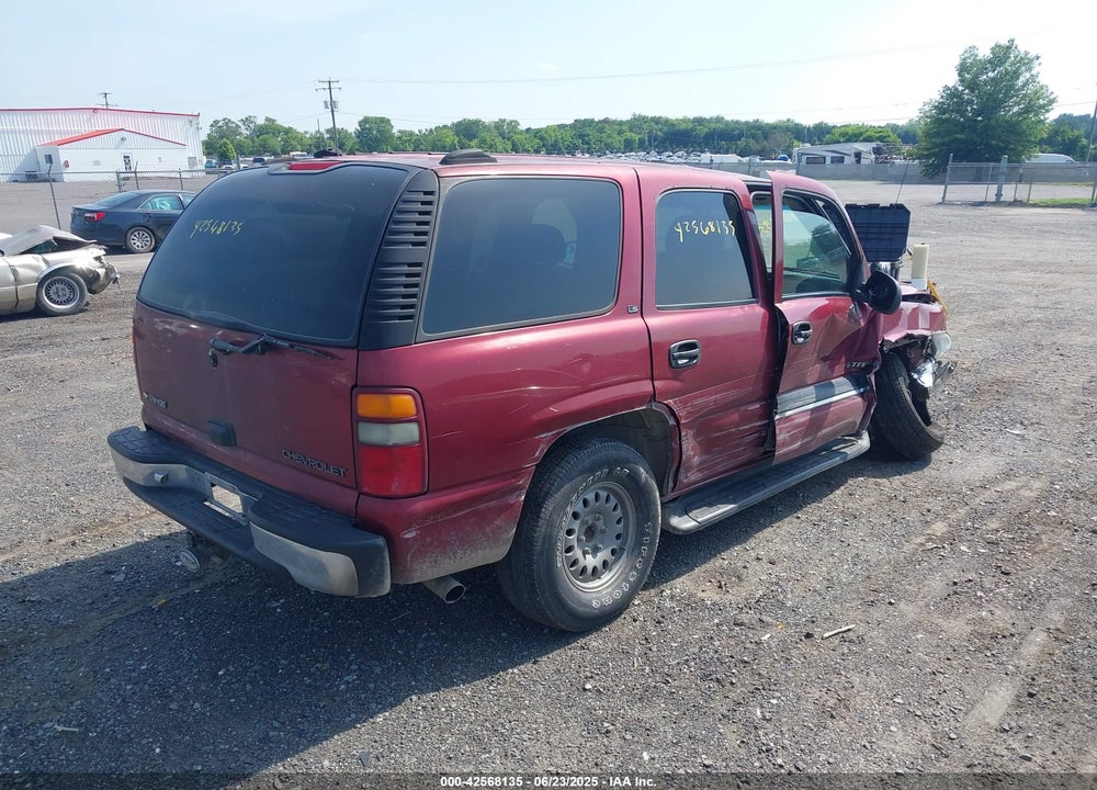 2001 CHEVROLET TAHOE LS VIN: 1GNEK13T21J295102