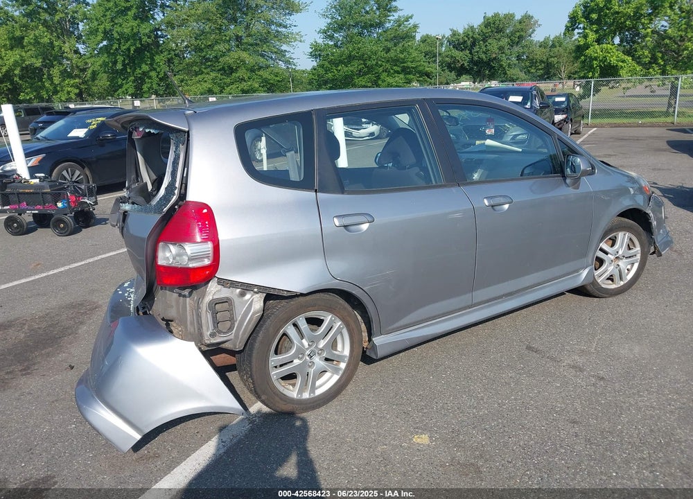 2008 HONDA FIT SPORT VIN: JHMGD38658S053028