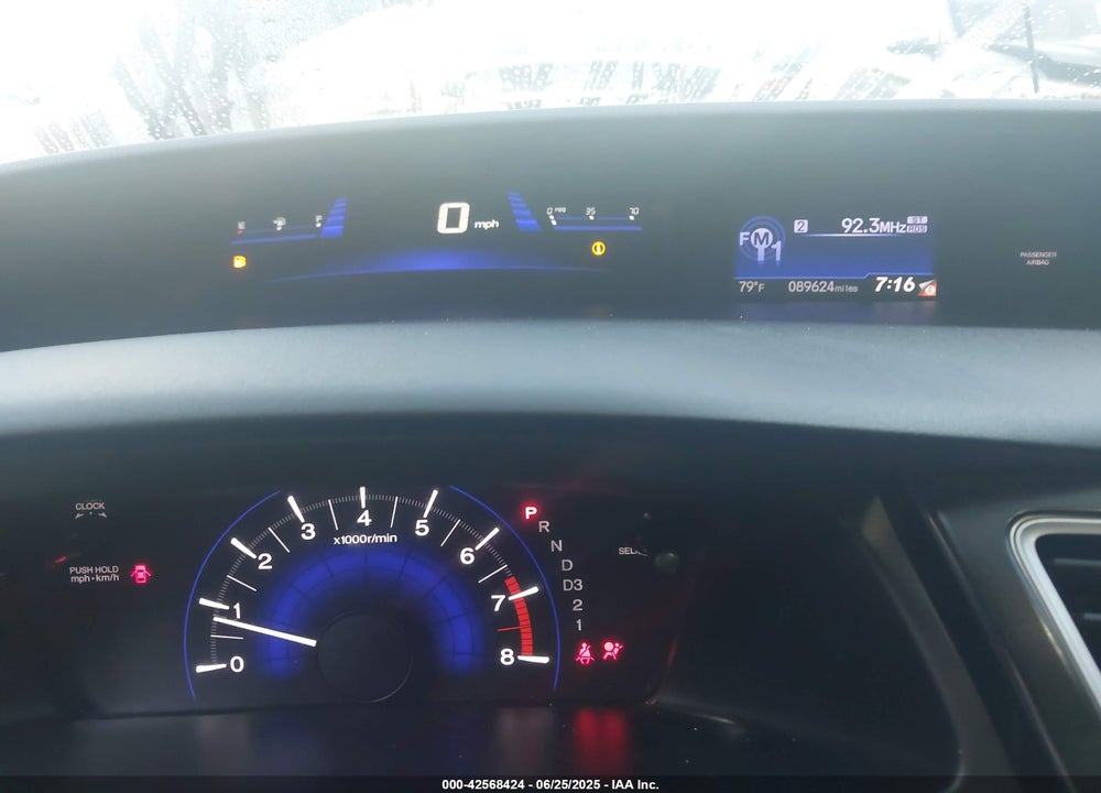 2013 HONDA CIVIC VIN: 19XFB2F83DE265179