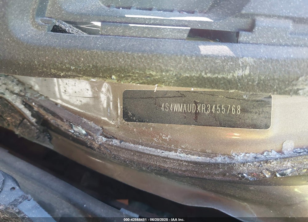 2024 SUBARU ASCENT VIN: 4S4WMAUDXR3455768