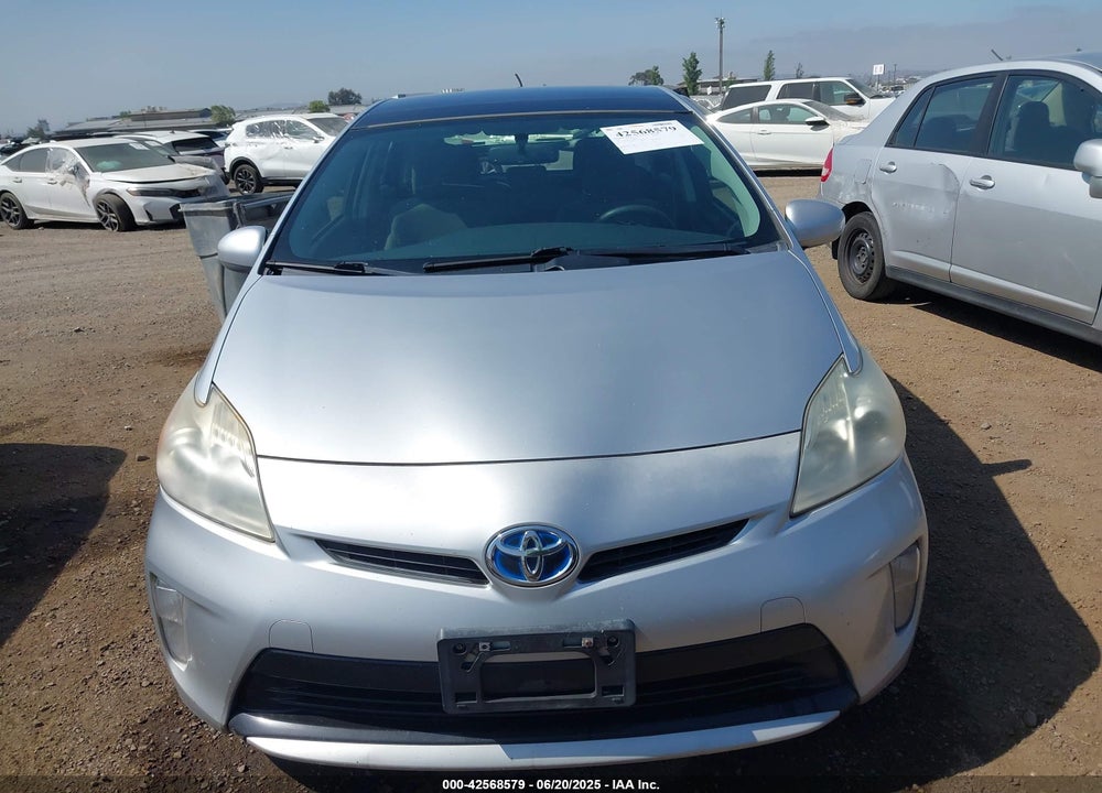 2012 TOYOTA PRIUS THREE VIN: JTDKN3DU3C5438463