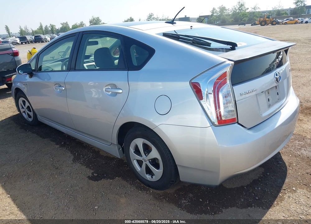 2012 TOYOTA PRIUS THREE VIN: JTDKN3DU3C5438463