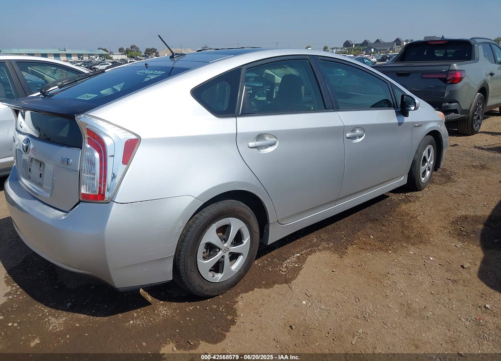 2012 TOYOTA PRIUS THREE VIN: JTDKN3DU3C5438463