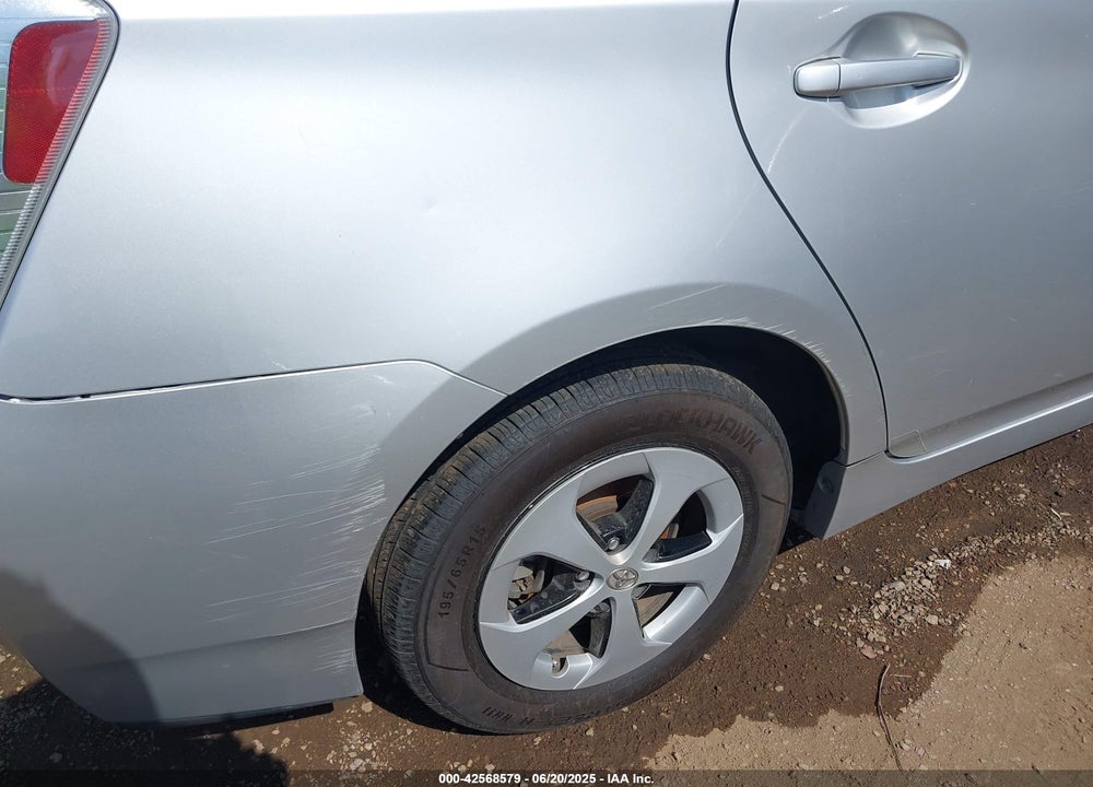 2012 TOYOTA PRIUS THREE VIN: JTDKN3DU3C5438463
