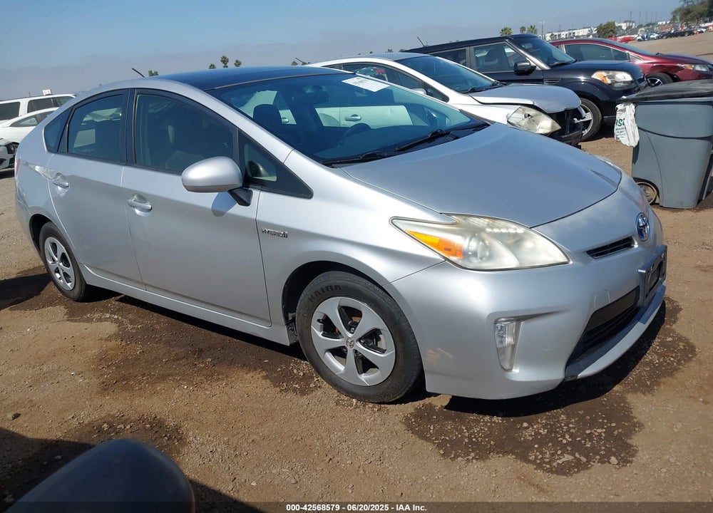 2012 TOYOTA PRIUS THREE VIN: JTDKN3DU3C5438463