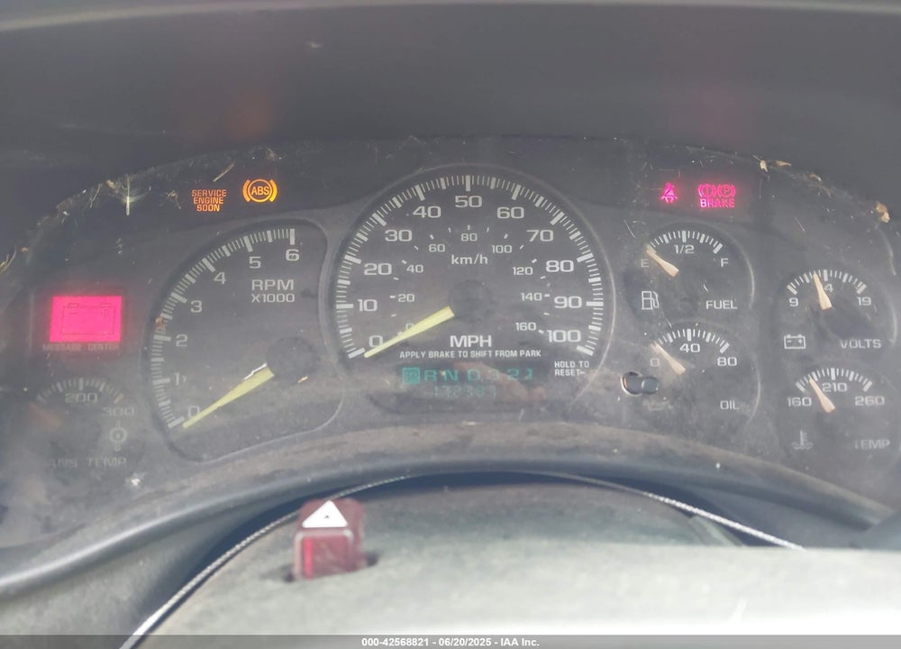 2000 CHEVROLET SILVERADO 2500 LS VIN: 1GCGK29U3YE159782