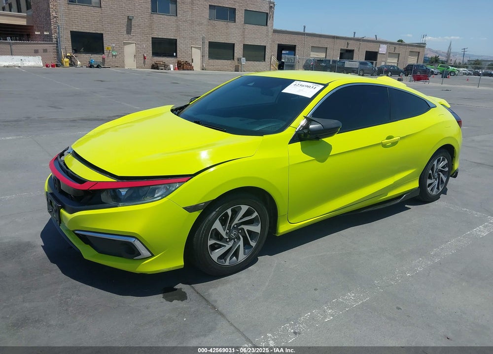 2019 HONDA CIVIC VIN: 2HGFC4B61KH306201