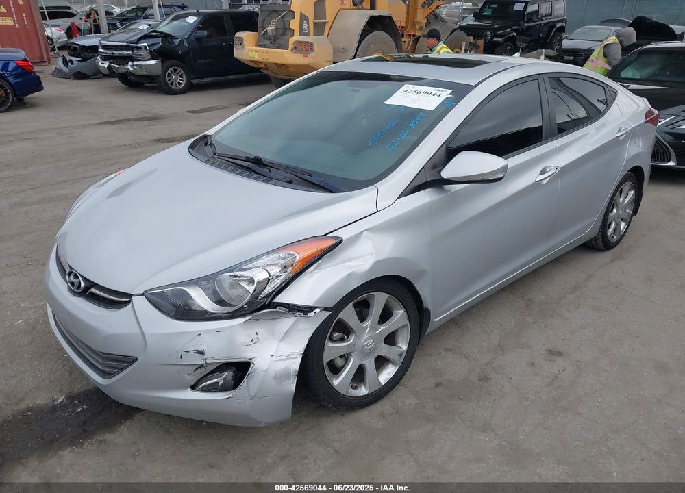 2013 HYUNDAI ELANTRA VIN: KMHDH4AE6DU779474