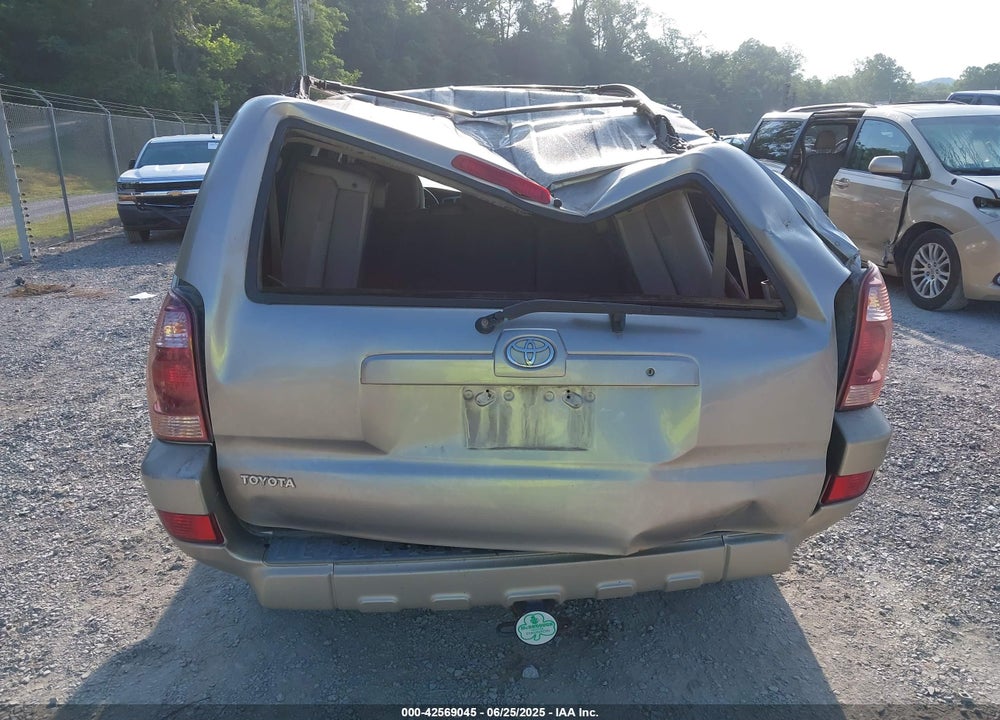 2005 TOYOTA 4RUNNER SR5 V6 VIN: JTEBU14R650060153