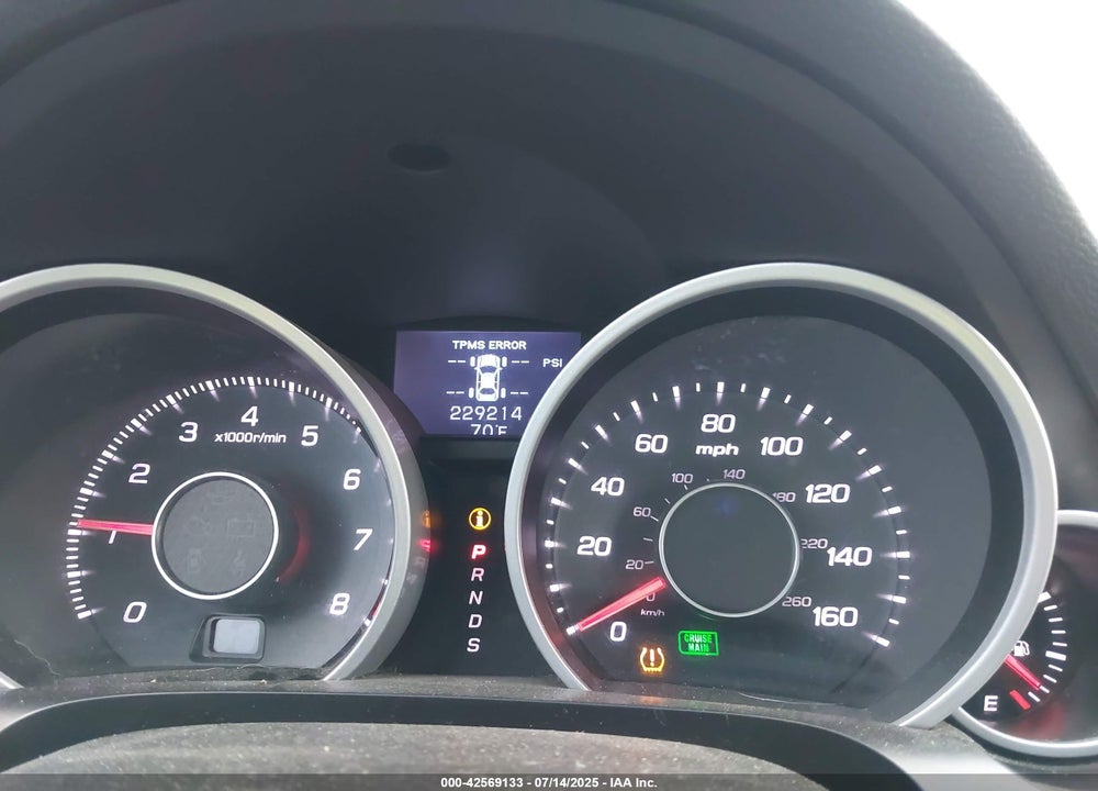 2010 ACURA TL VIN: 19UUA9F57AA009443
