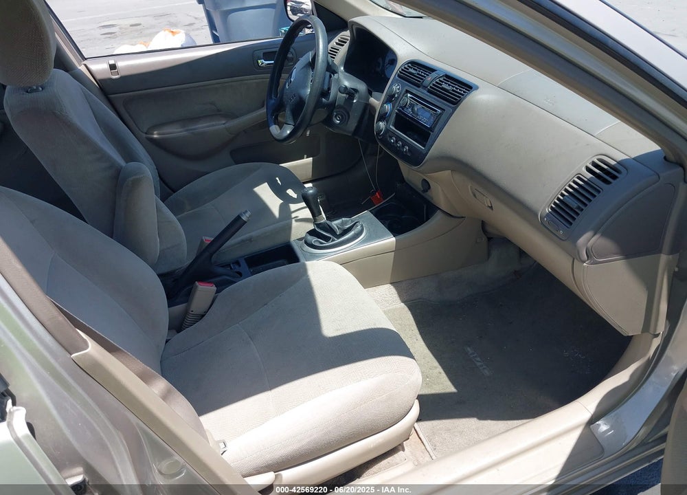 2002 HONDA CIVIC LX VIN: 2HGES15552H559456