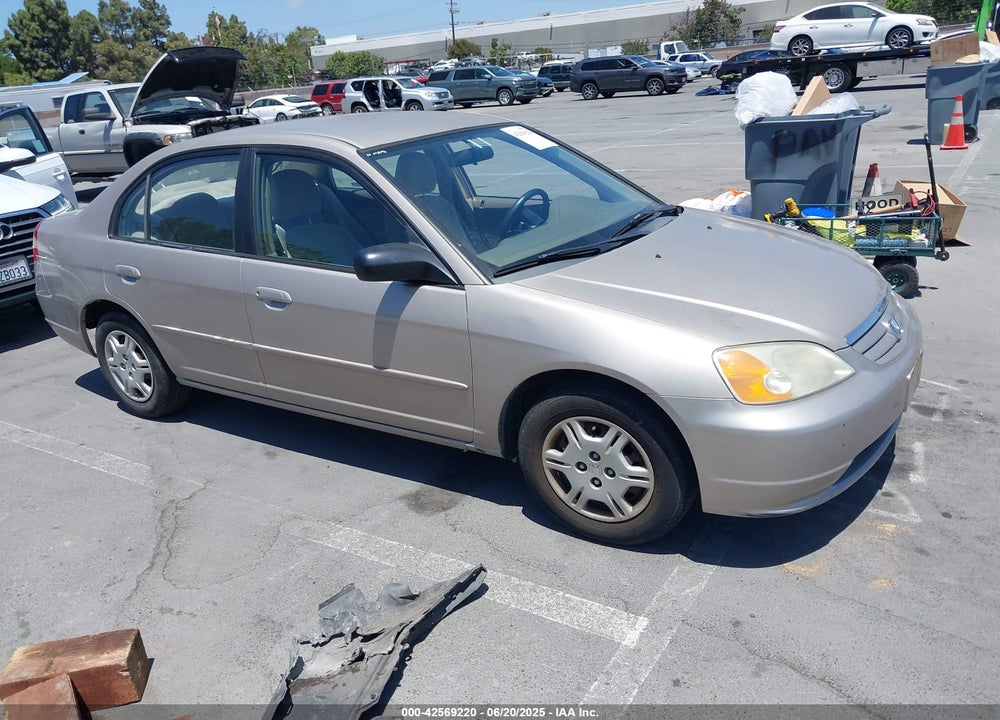 2002 HONDA CIVIC LX VIN: 2HGES15552H559456